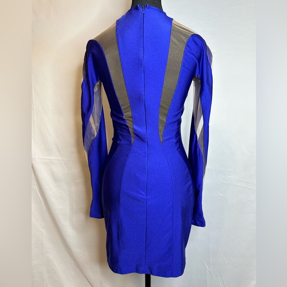 Mugler Long Sleeve Mini Dress - Picture 3 of 7